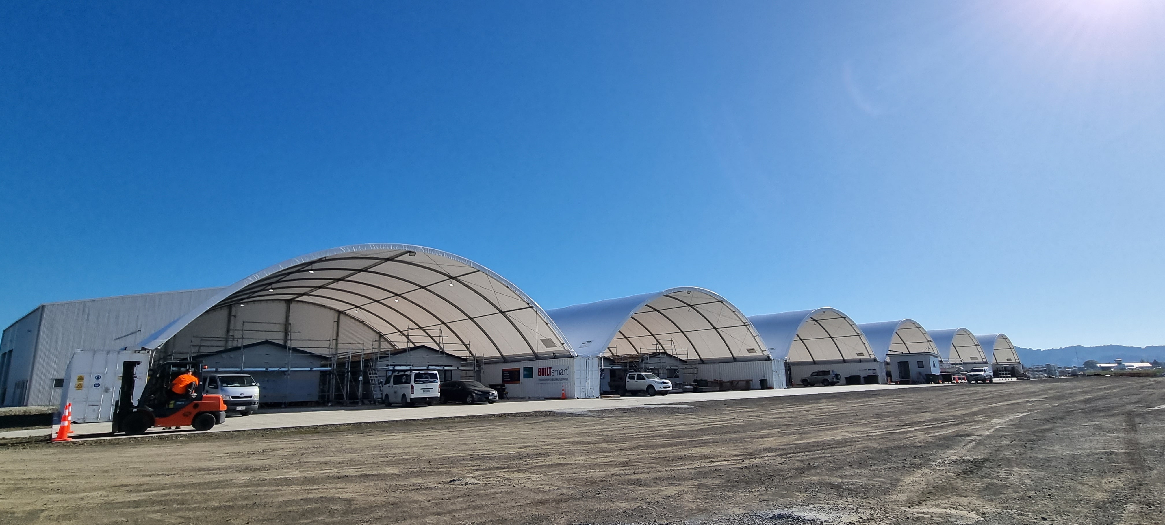 24.0m wide x 25.5m long x6  (1) min