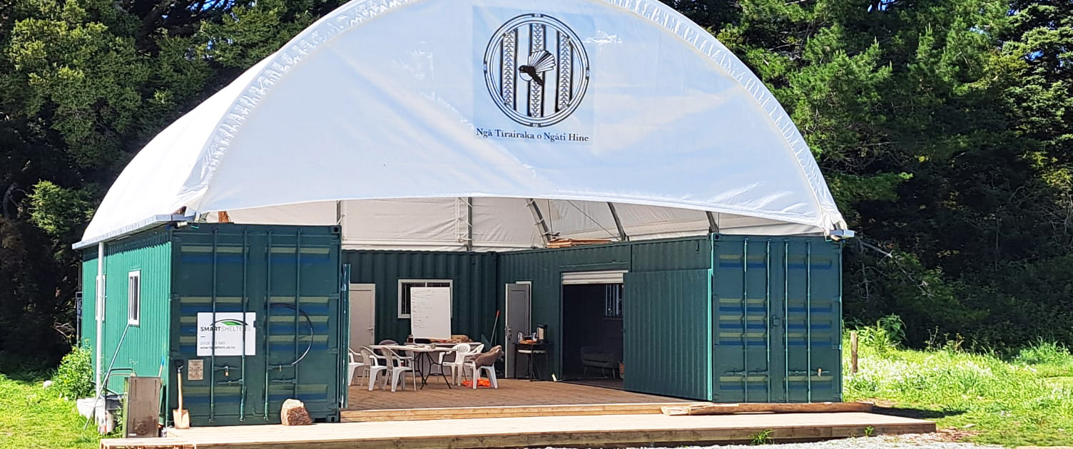 Container Mounted shelter   Site compound Banner