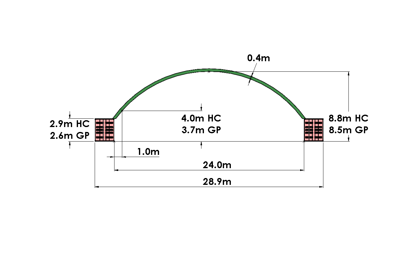 A24: 24m wide x any length. Inside or outside mount