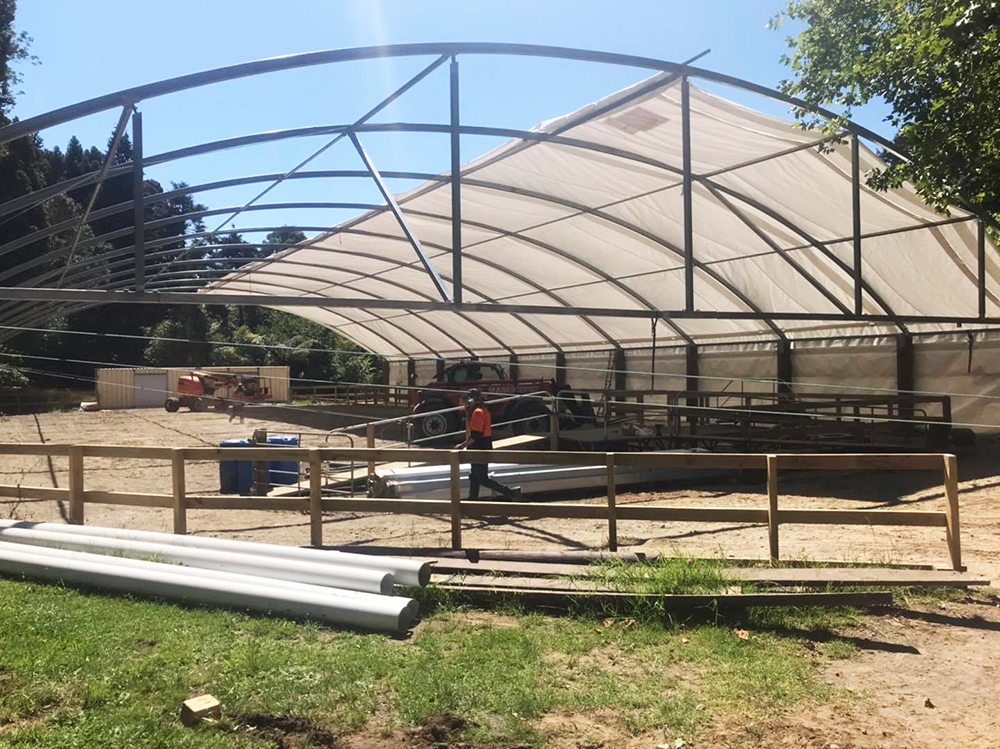 Shelter in construction