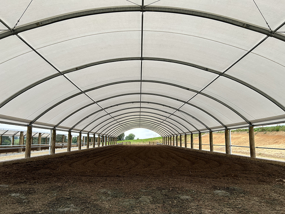 18m W x 80m L Composting Barn, Ohaupo, Waikato