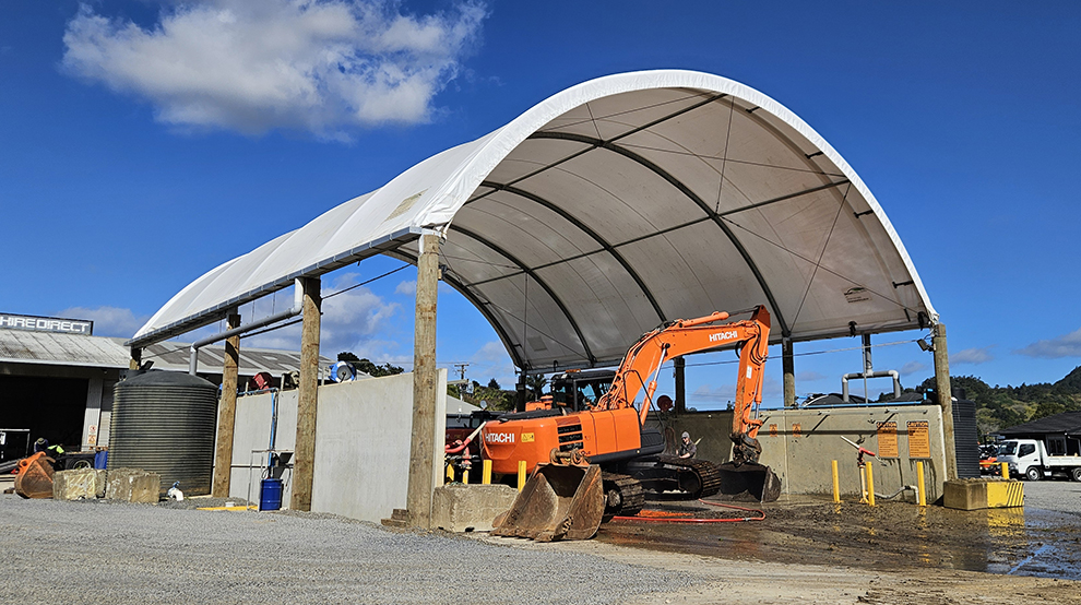 14 W x 18m L Wash bay, Bison Equipment, Whangarei