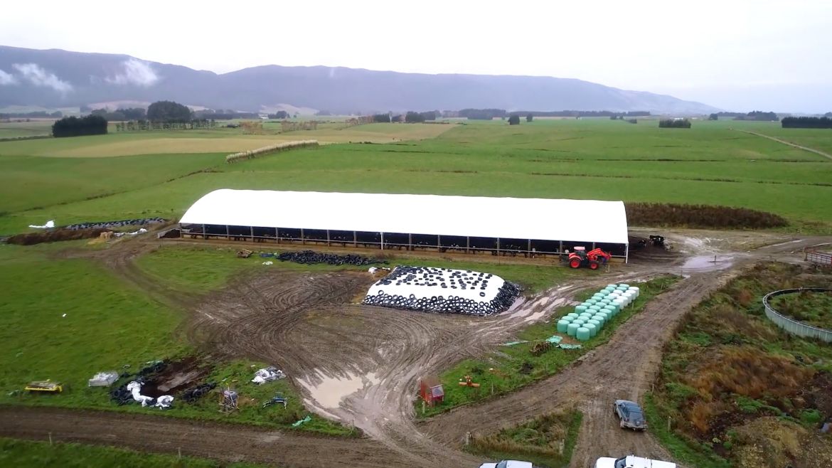 readale farm composting barn video testimonial side angled view of smartshelter